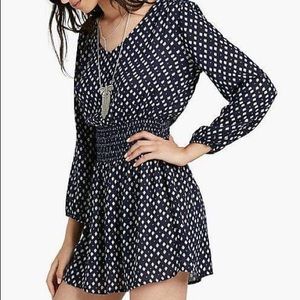 LUCKY BRAND - Lucky Printed Smocked Dress